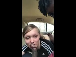 pompino in auto